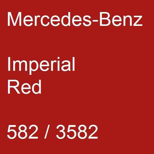 Mercedes-Benz, Imperial Red, 582 / 3582.